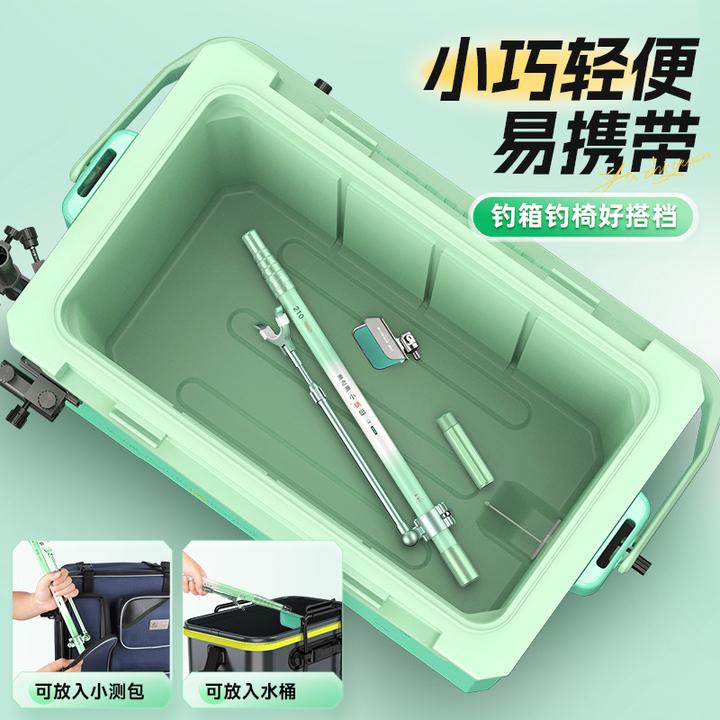 渔之源小蜻蜓碳素短节炮台支架杆短款钓箱架杆短节支架钓鱼杆架大