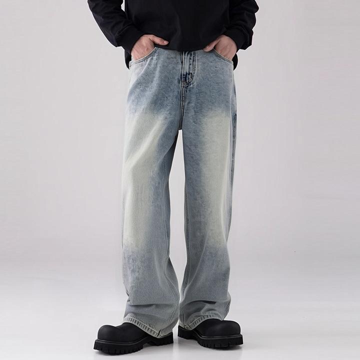 gxg.jeans男装时尚复古水洗宽松时尚牛仔裤25年新品