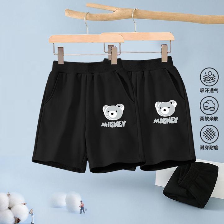 新款纯棉男女童宽松儿童短裤夏季宝宝薄款外穿帅气小孩五分短裤