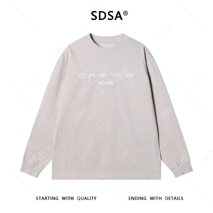 SDSA男士秋冬新款痞帅男装·美式撞色印花字母圆领卫衣宽松百搭潮