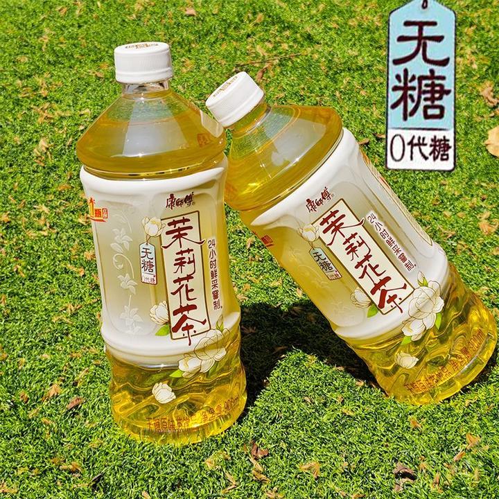 900ml整件8瓶 | 康师傅无糖茉莉花茶0糖0脂0卡夏日出游解渴茶饮品