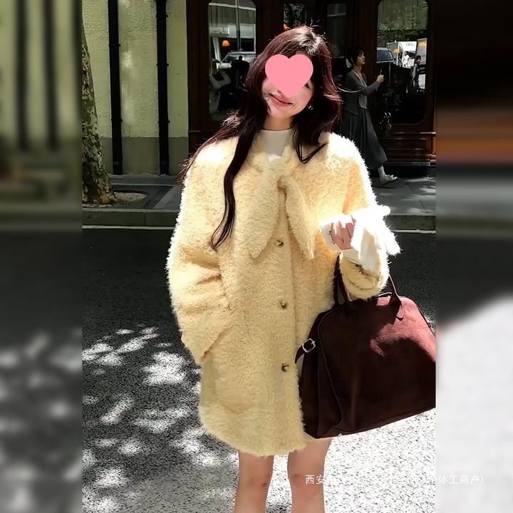 跨境时髦风超惊艳初冬厚毛呢外套八成新本季热款秋冬季巨美灯芯绒