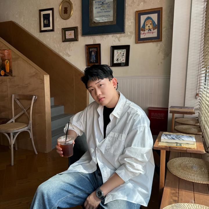 外套男春秋新款中性风纯色简约文艺清新阔版纯棉翻领长袖休闲衬衫