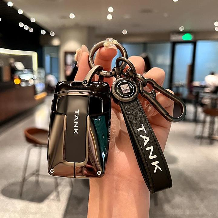 坦克500钥匙套改装壳饰品扣500hi4t配件用品男女士高档专用装饰