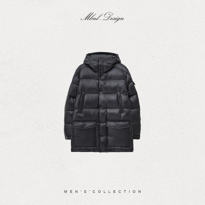 MBNL-F「Éclat Noir」秦磊男装90白鹅绒-30℃抵御力羽绒服LL-WYR7046