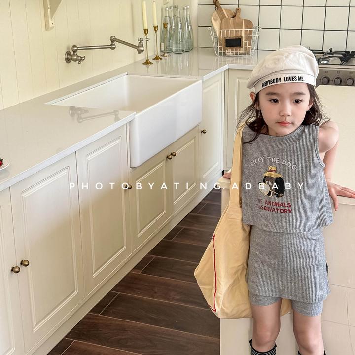 CoCoNut.纯棉夏季韩版两件套装儿童宝宝背心洋气T恤裙裤短裤屁帘