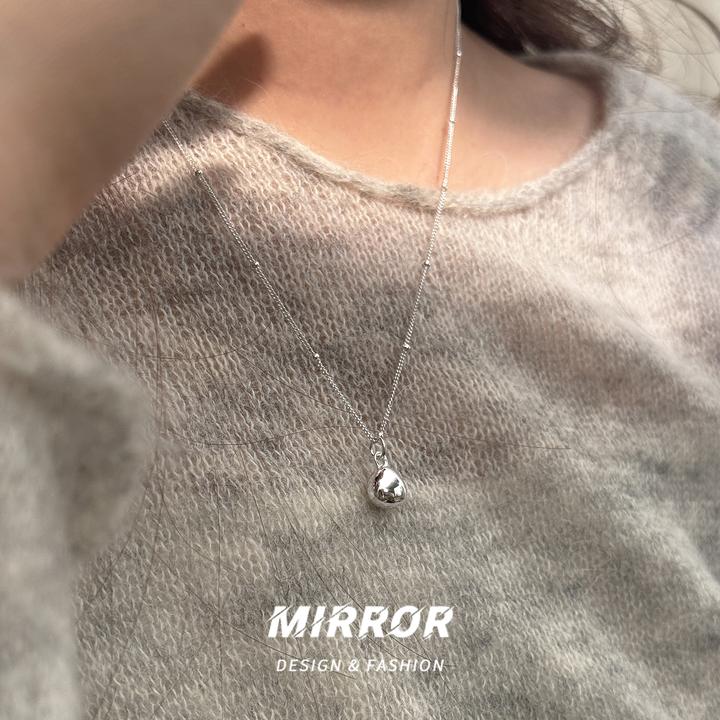 小麋人 吊坠925银 CX5957小福袋毛衣链项链女气质轻奢创意礼物