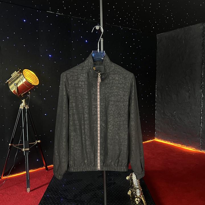 普斯莱利新款龟裂纹男装夹克PMB7001