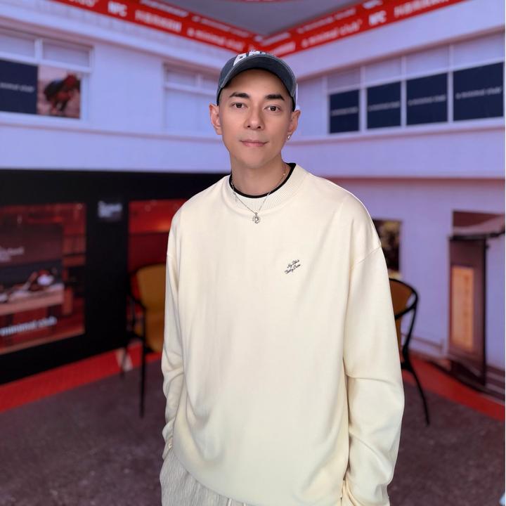 NPC潮牌东丽小暖绒撞色螺纹休闲圆领长袖T恤男圆领落肩NP58TL21