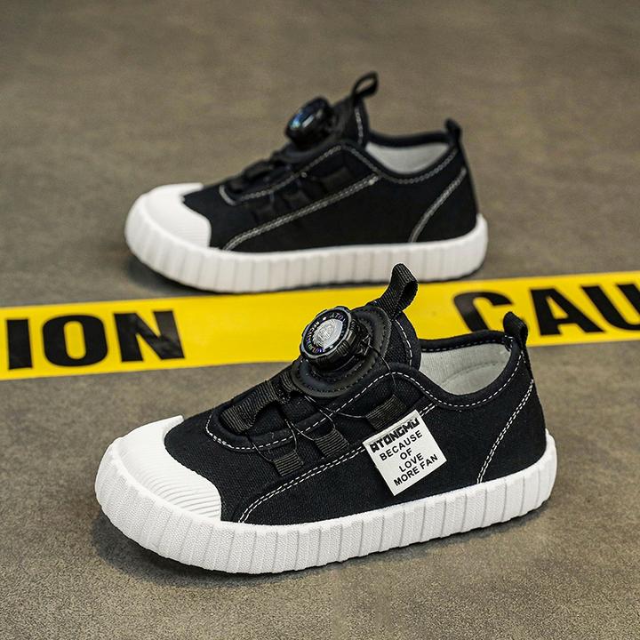 李宁适用男童鞋子帆布鞋春夏软底儿童运动鞋中大童一脚蹬男孩板鞋