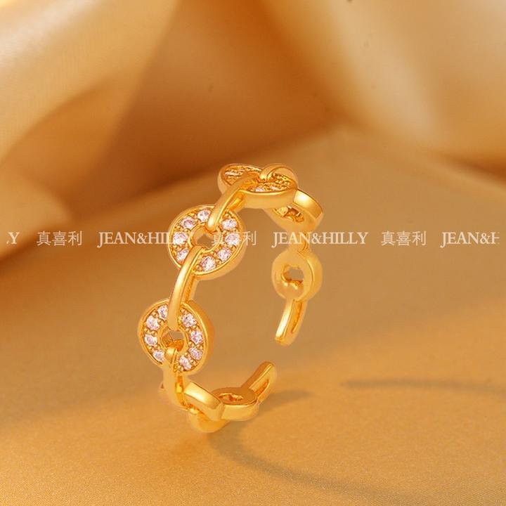 【钱串】戒指 真喜利 配饰女款 小众首饰 配饰 2025新款简约