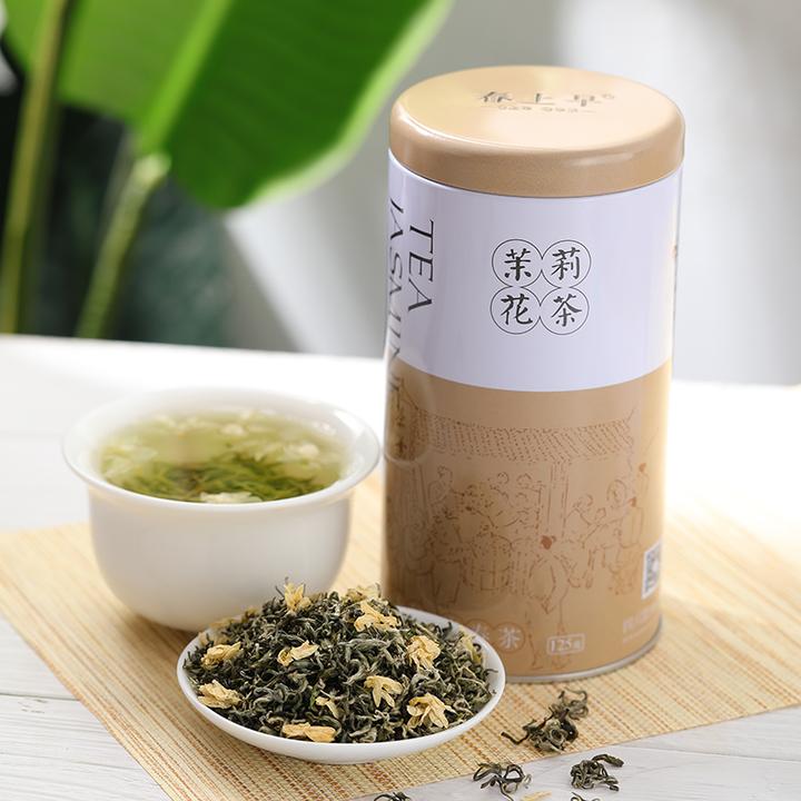 春上早茉莉花茶飘雪四川正宗浓香型茉莉绿茶春茶茶叶散罐装