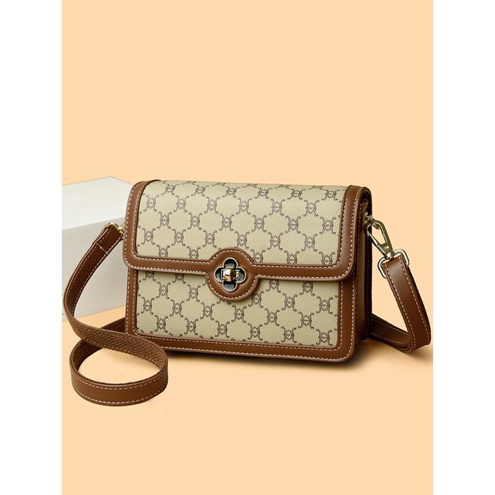 袋鼠真皮女包冬日斜挎小包包女士2025新款单肩包高品质气质妈妈包