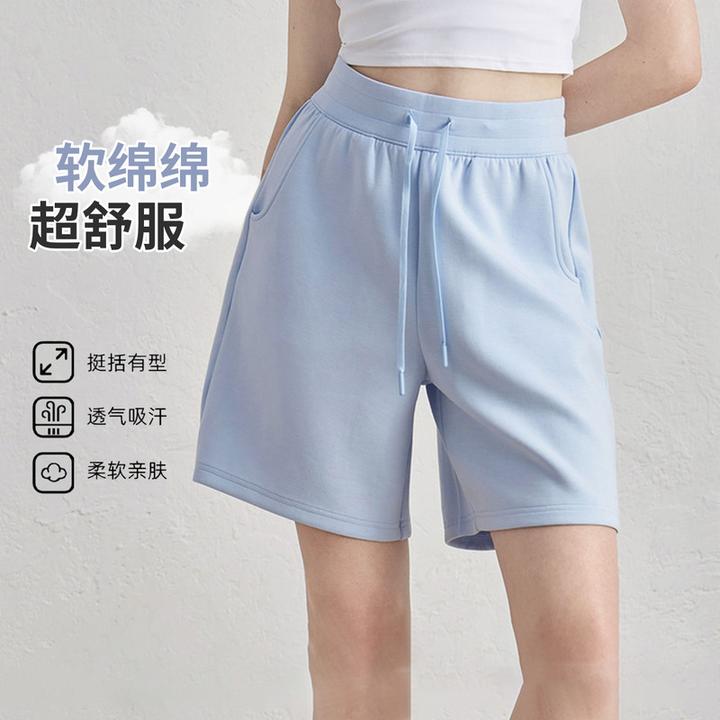 【OTSA】空气层跑步运动短裤宽松休闲健身五分短裤阔腿健身裤52026