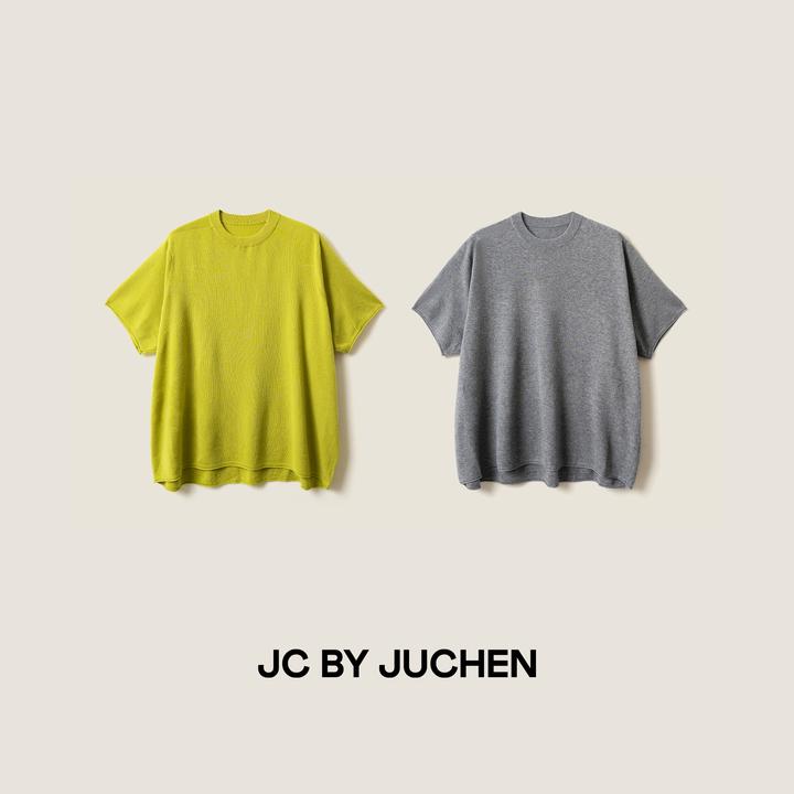 ROW风松弛纸片人丝滑大廓形剪裁显瘦半袖套头针织衫 FW108002-197