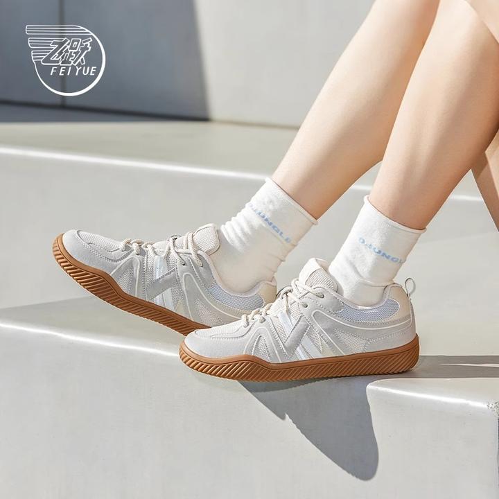 feiyue/飞跃德训鞋2025秋季爆款男女情侣款百搭透气板鞋休闲鞋170