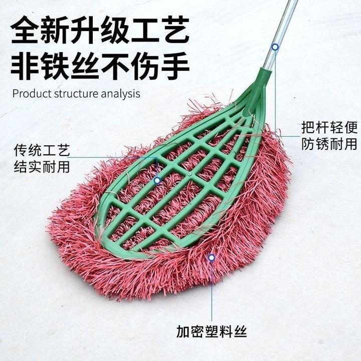 庭院铁杆大扫把木杆笤帚扫院子物业环卫工扫把扫帚家用2025新款
