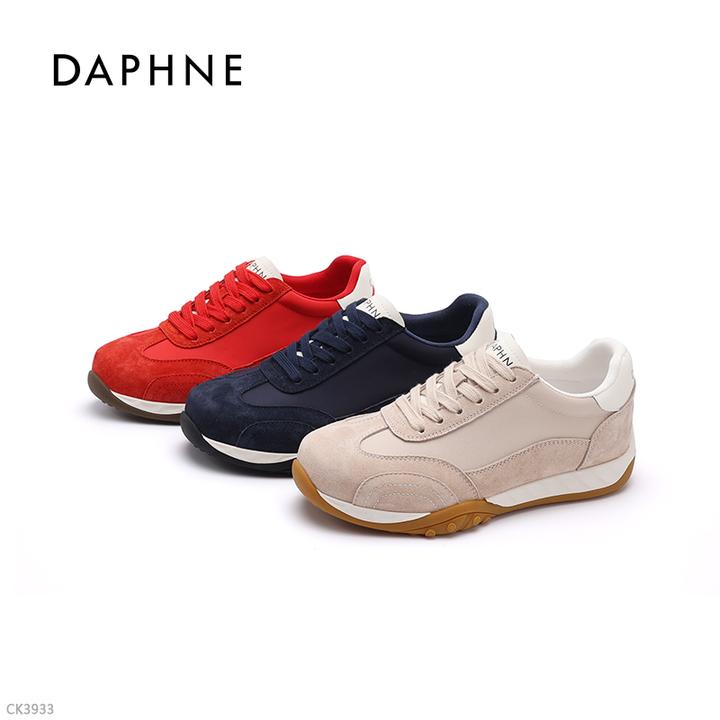 达芙妮2025爆款秋季厚底增高鞋子德训鞋女款百搭休闲运动鞋跑步鞋