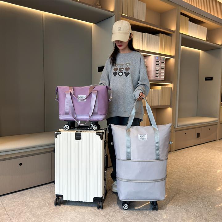 万向轮旅行包大容量出差旅行包健身旅行包轻便登机包待产包收纳袋