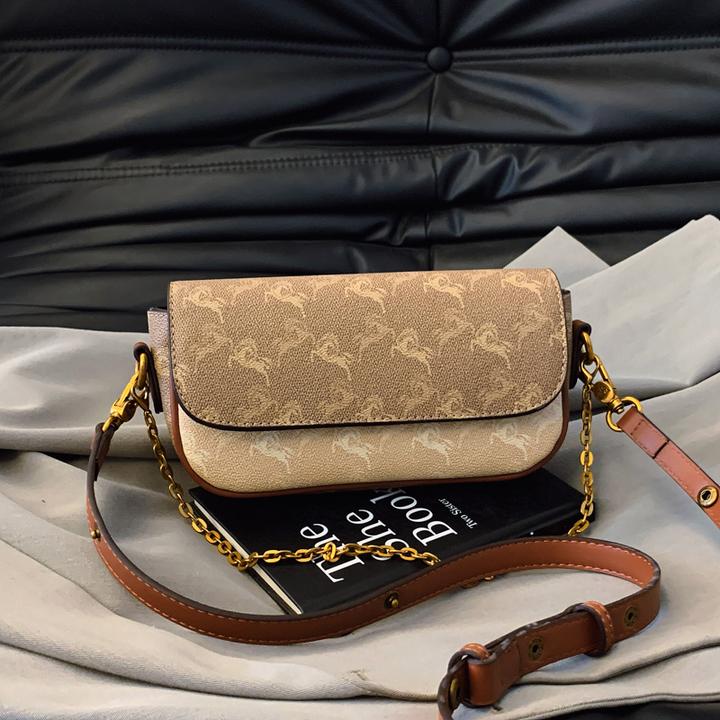 高级感链条包包女2025新款时尚女士腋下包复古百搭单肩斜挎小方包