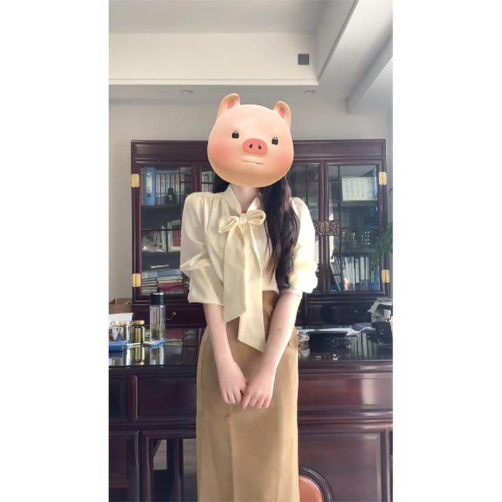 2025春季新款ins气质御姐范轻熟风长袖衬衫女配高腰显瘦半身裙