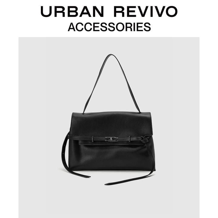 URBAN REVIVO2025秋季新款女士气质通勤单肩斜挎包UAWB50146
