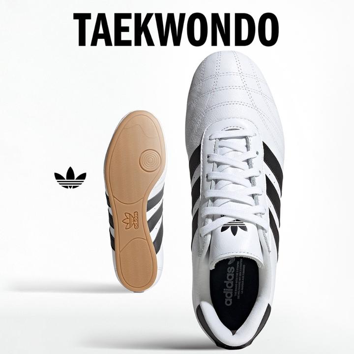 流光风 阿迪达斯三叶草TAEKWONDO休闲薄底跆拳道文化运动鞋JS1194