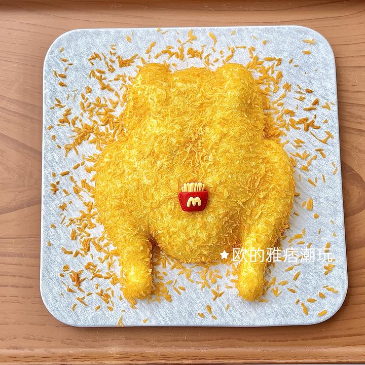 【欧的雅痞】食玩油炸系列玩具烂泥粘袋子解压捏捏乐慢回弹捏捏