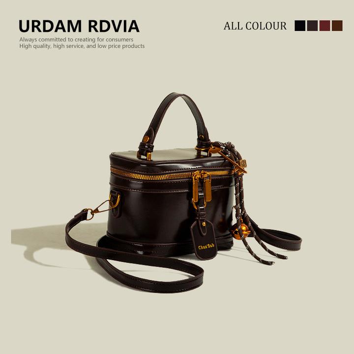 复古小包包女2024新款百搭斜挎包时尚超火手提水桶包