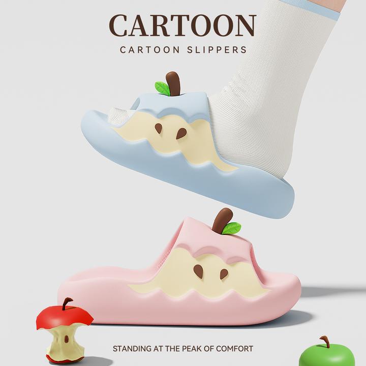 dmpd粉蓝鸳鸯苹果拖鞋女夏季宿舍情侣爆款防滑洗澡用女款凉拖外穿