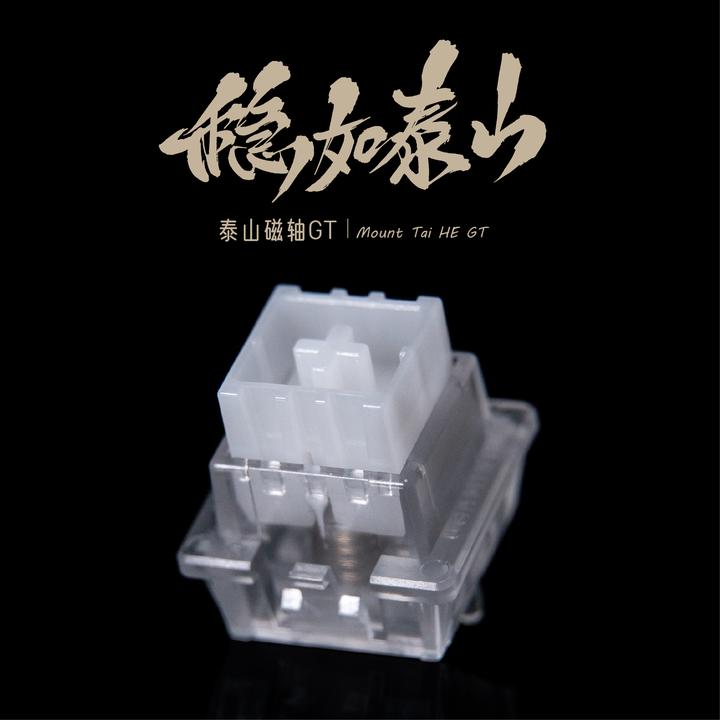 泰山磁轴GT 巨大按钮巨稳高精度高性能游戏磁轴体验装#双灯位设计