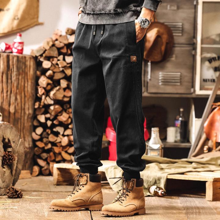 美式复古工装裤子男秋季2025新款潮牌百搭男裤直筒宽松男士休闲裤