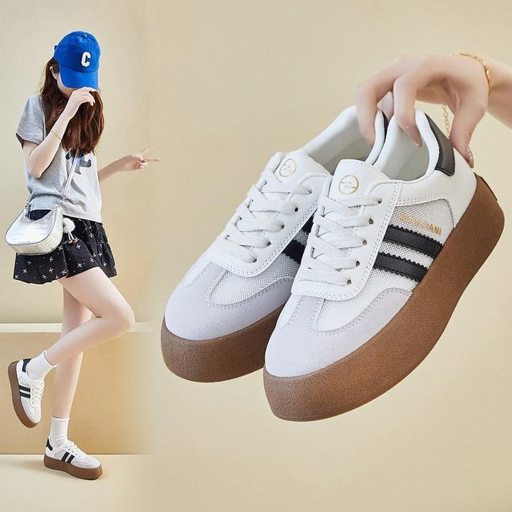 学生韩版D156ins板鞋夏季新款网面XQ2025透气女-小白鞋休闲鞋
