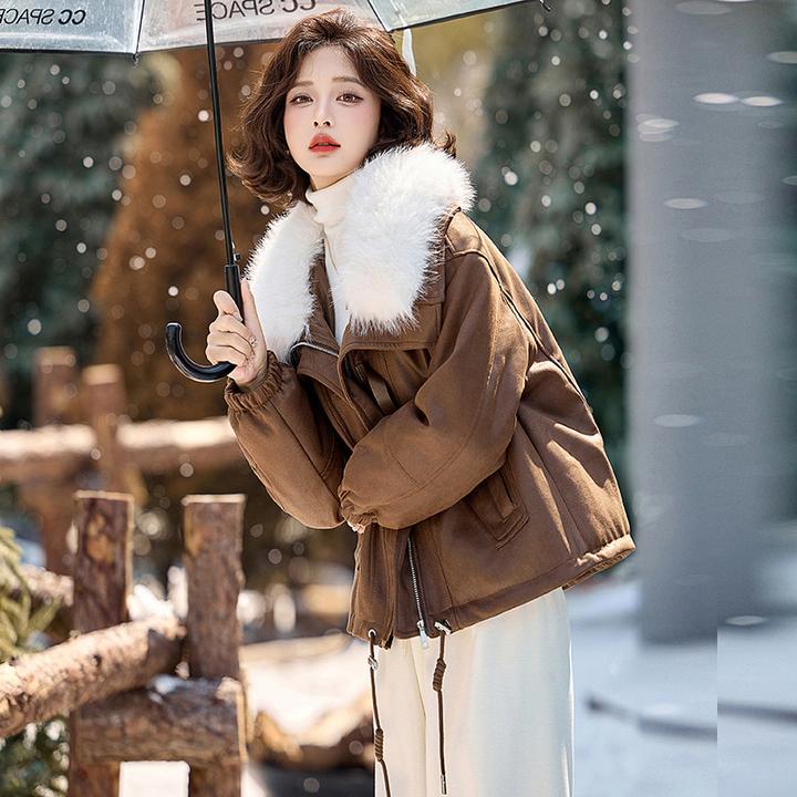 2025韩板冬季新款气质时髦大毛领羽绒服外套羽绒派克服加厚女装