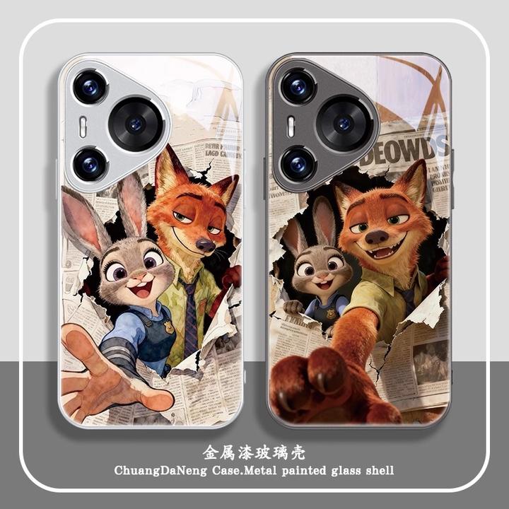 疯狂动物城2适用华为pura80pro手机壳80pro+情侣可爱mate70air