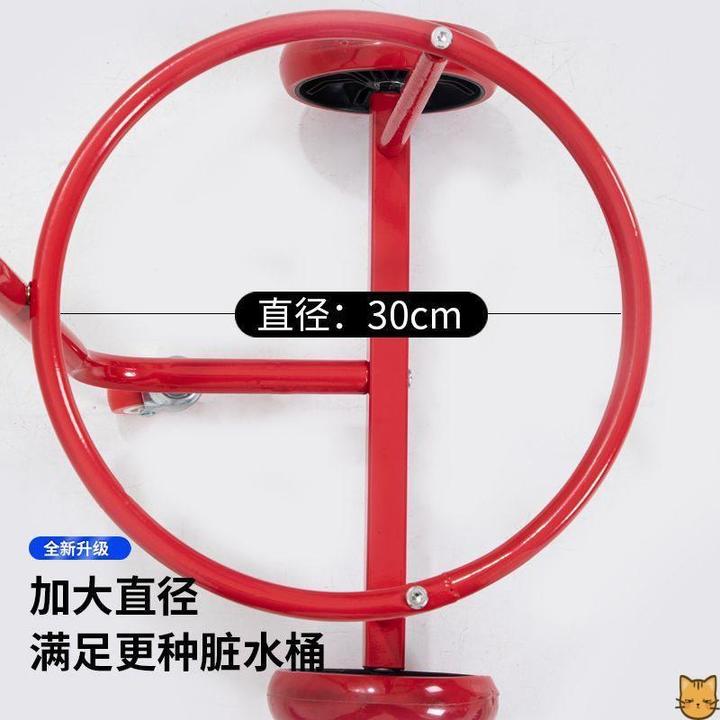 家用倒水车便携式桶装水小拉车手拉式垃圾车农村倒脏水手拉泔水车