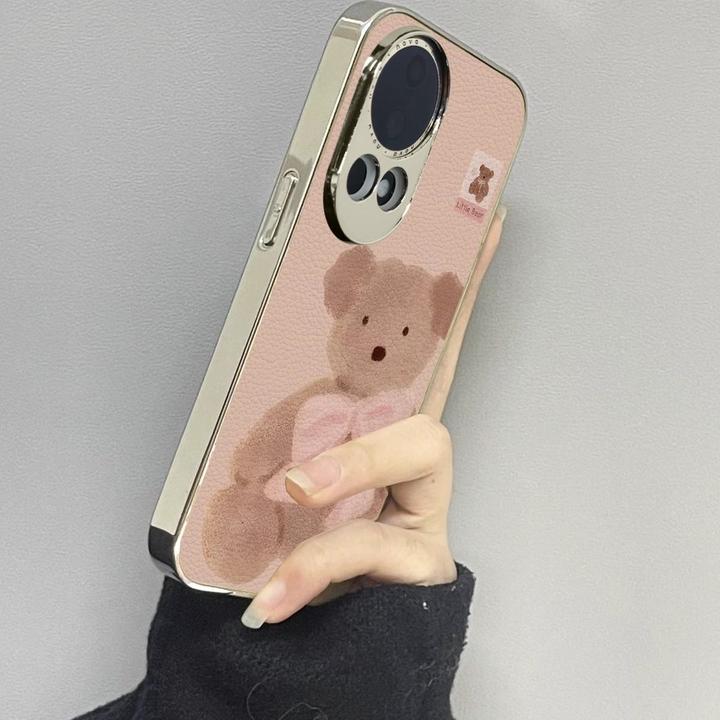 蝴蝶结毛绒小熊适用华为nova13pro手机壳高级感HUAWEInova12外壳