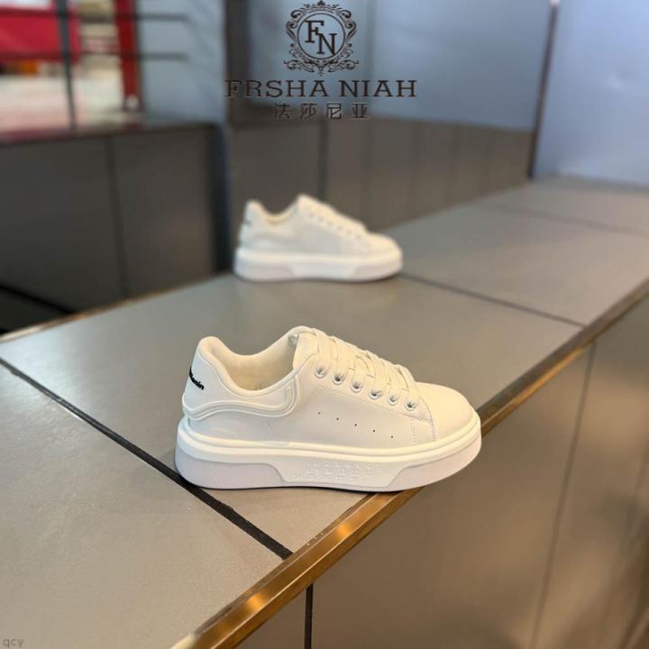 法莎尼亚男夏季新款百搭韩版厚底轻奢舒适青年小白鞋潮流休闲板鞋