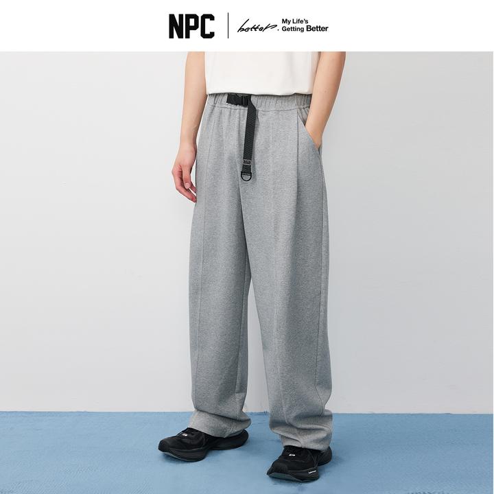 NPC潮牌【斜纹布】机能卡扣休闲直筒卫裤松紧腰男挺括有型NP58SP11