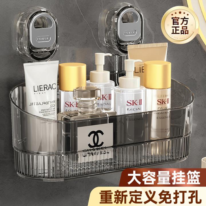 双层壁挂收纳盒置物架厨房葱姜蒜收纳调料瓶收纳浴室收纳盒大容量