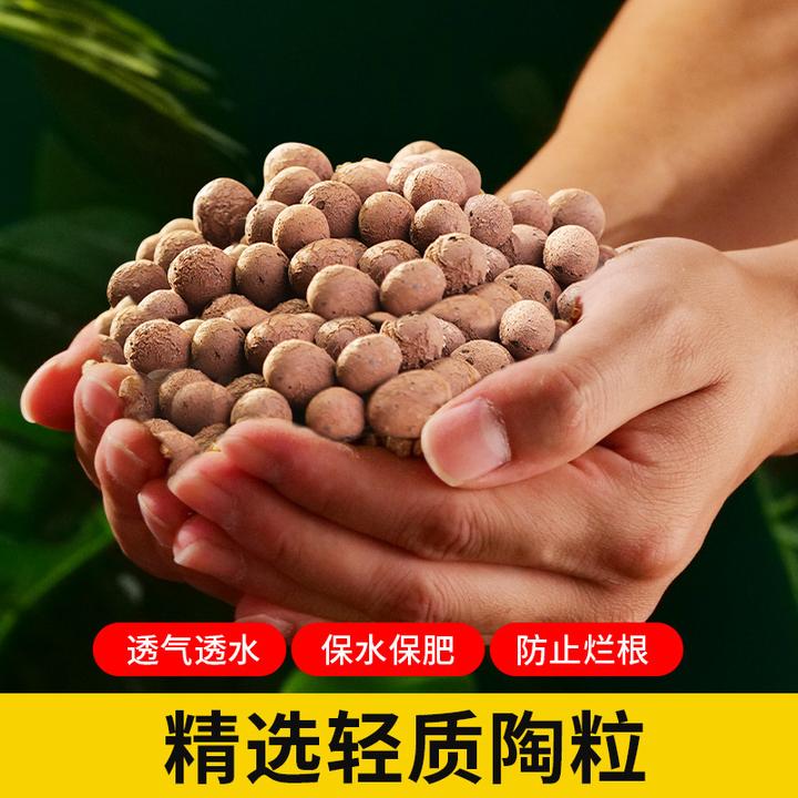 轻质陶粒多肉花卉水培垫底铺面植物透气土球无土隔水栽培垫底基质
