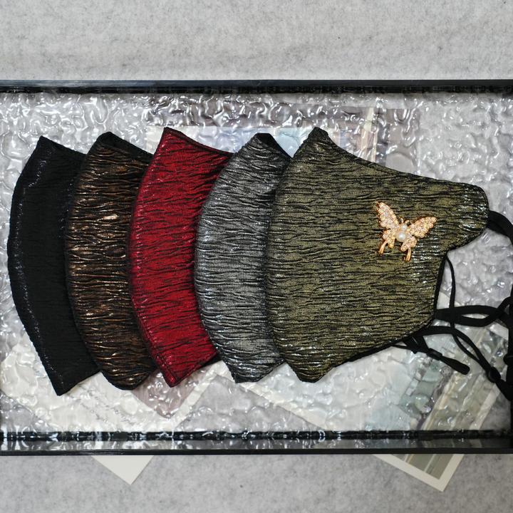 新款秋冬肌理感小香风口罩3D立体口罩时尚防尘保暖透气面罩