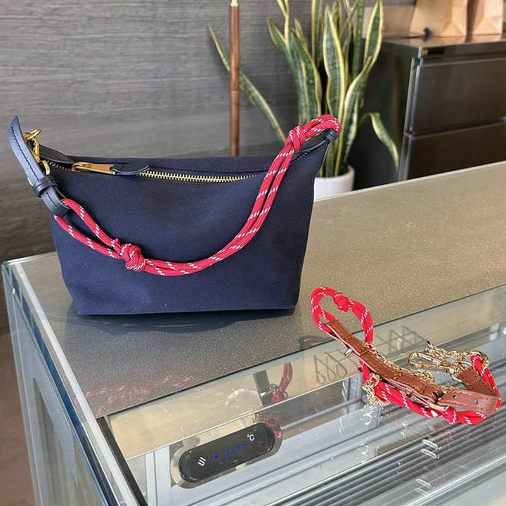 2025超火帆布饭盒包女欧洲站时尚撞色冲浪绳手提包休闲ins斜挎包