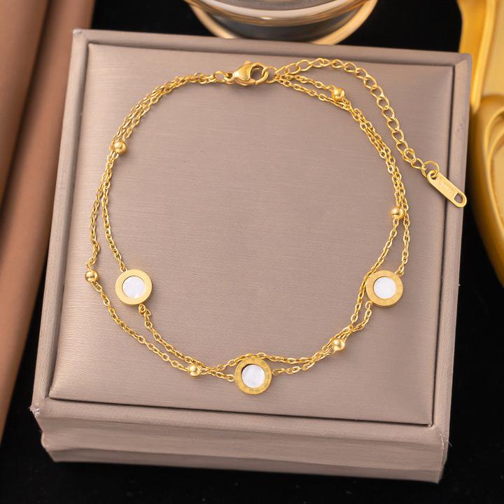 铜合金锆石脚链 现货爆款夏季不掉色女简约高级感时尚百搭欧美风