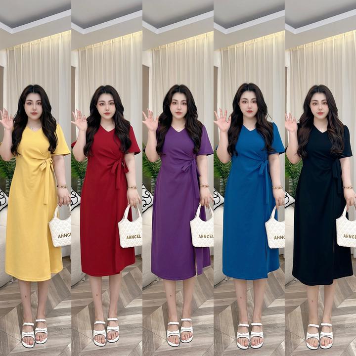 【玲胖胖 蝴蝶千颂】新款宽松时尚百搭显瘦大码连衣裙LPP61565