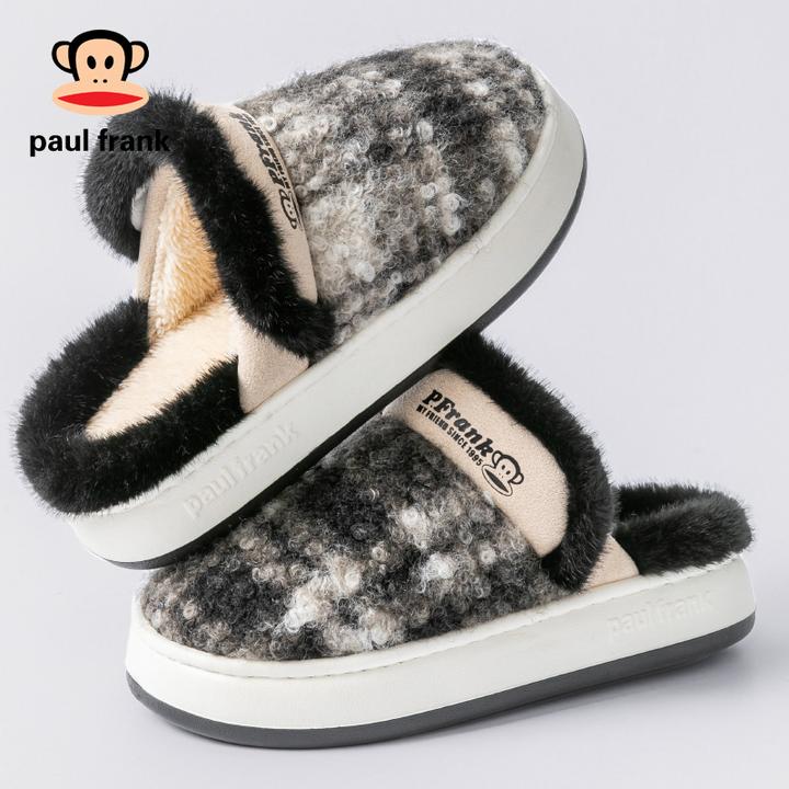 大嘴猴棉拖鞋【星辰】防风渐变保暖时尚柔软轻便防滑情侣厚底棉拖鞋