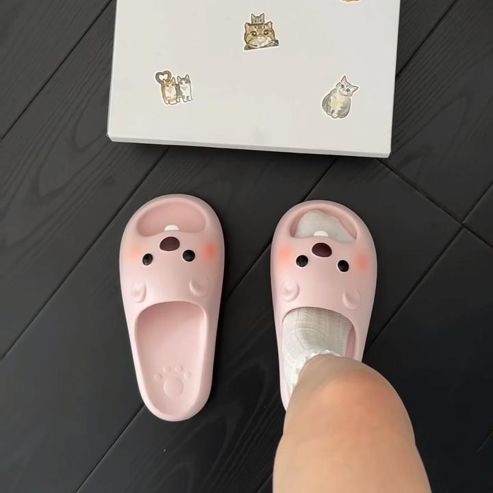 夏季新款可爱小海狸拖鞋女鞋外穿少女心休闲百搭厚底软底防滑凉拖