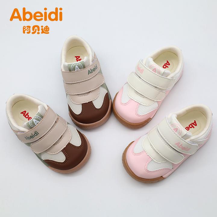 Abeidi宝宝学步鞋春秋季防滑软底步前鞋儿童关键机能鞋女童休闲鞋