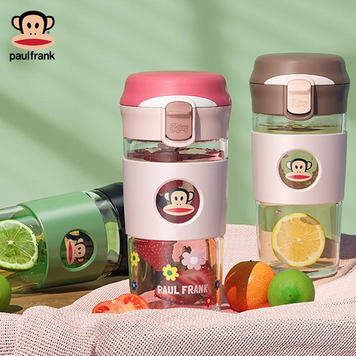 大嘴猴玻璃杯女士喝水杯夏季简约泡茶水杯情侣学生直饮便携茶杯男