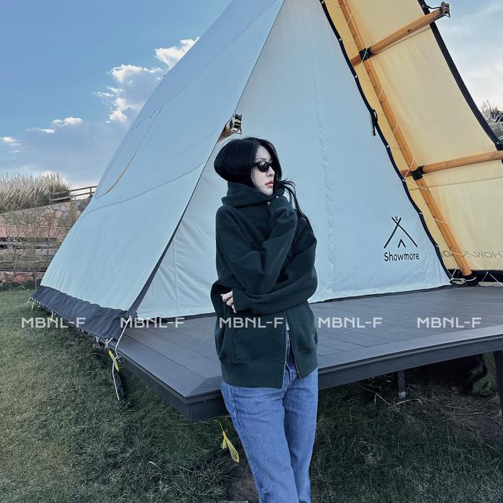 MBNL-F "松弛春日" 高定廓形落肩连帽卫衣 秦磊XM-XWY3199